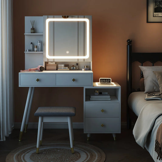 Lavada Vanity Table Stool Set
